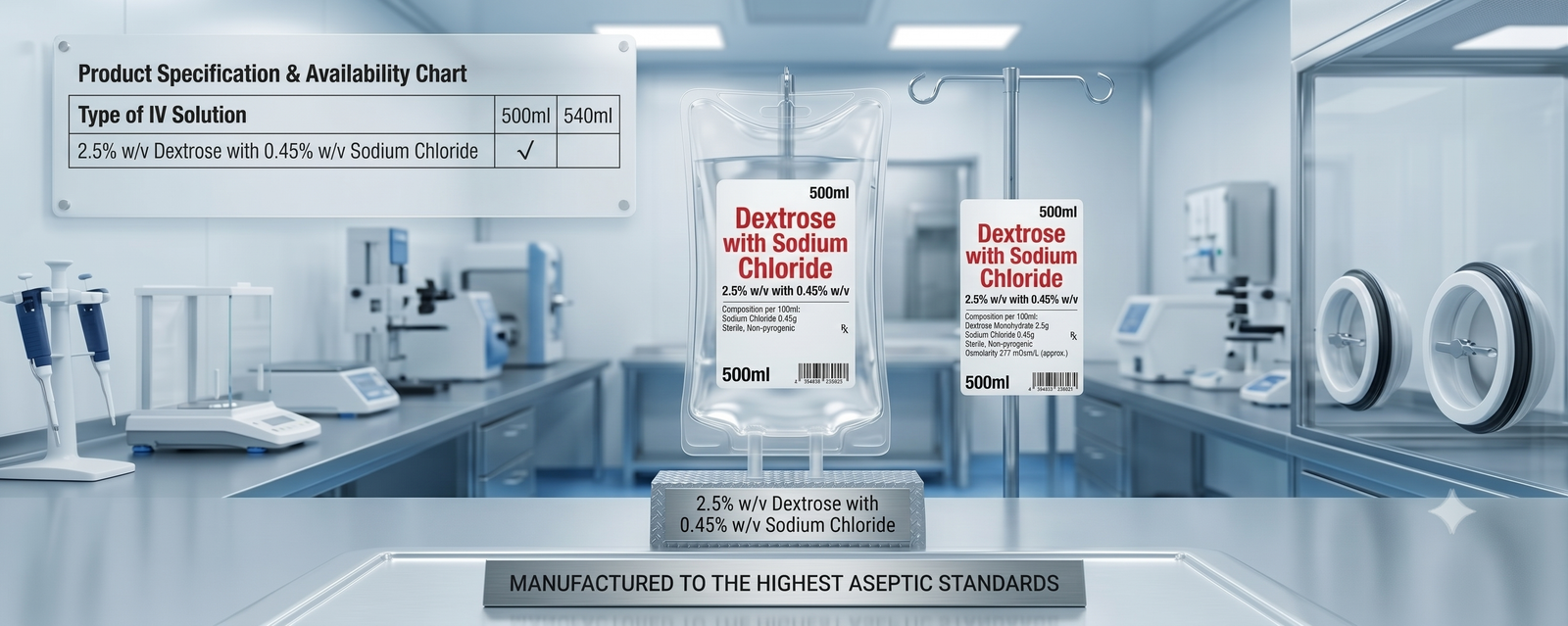 Varanous Labs pharmaceutical infusion bags